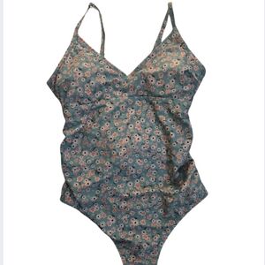 Floral Print One-Piece Swimsuit
